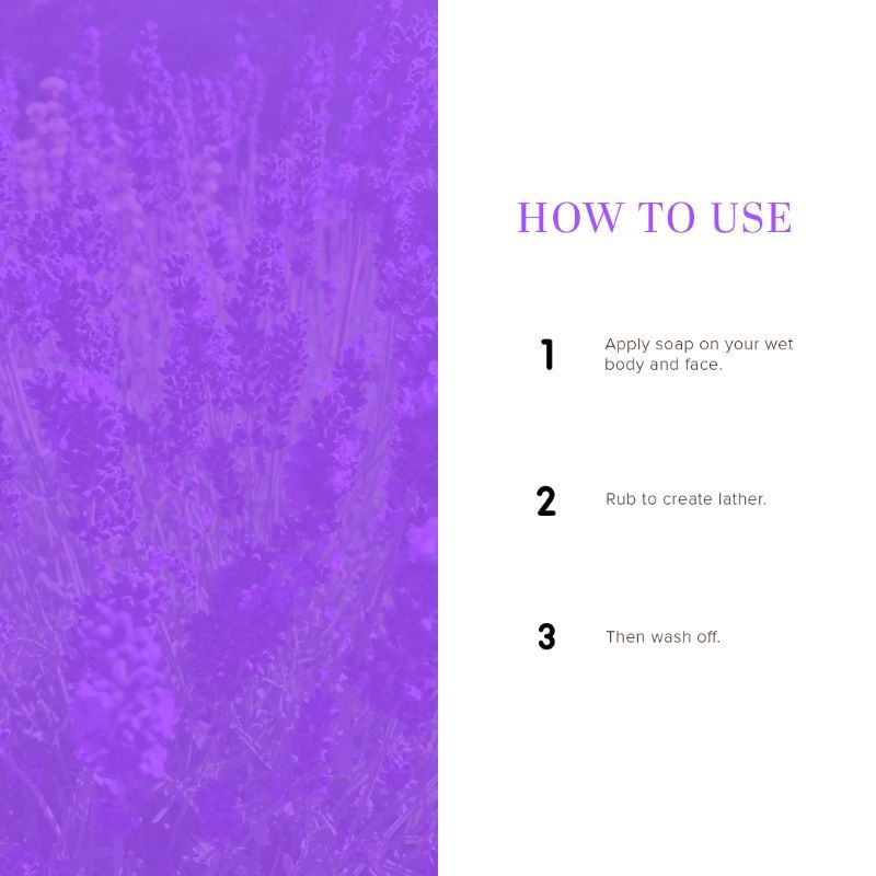 Khadi Natural Pure Lavender Soap Cleanses, Tone & Nourish Skin