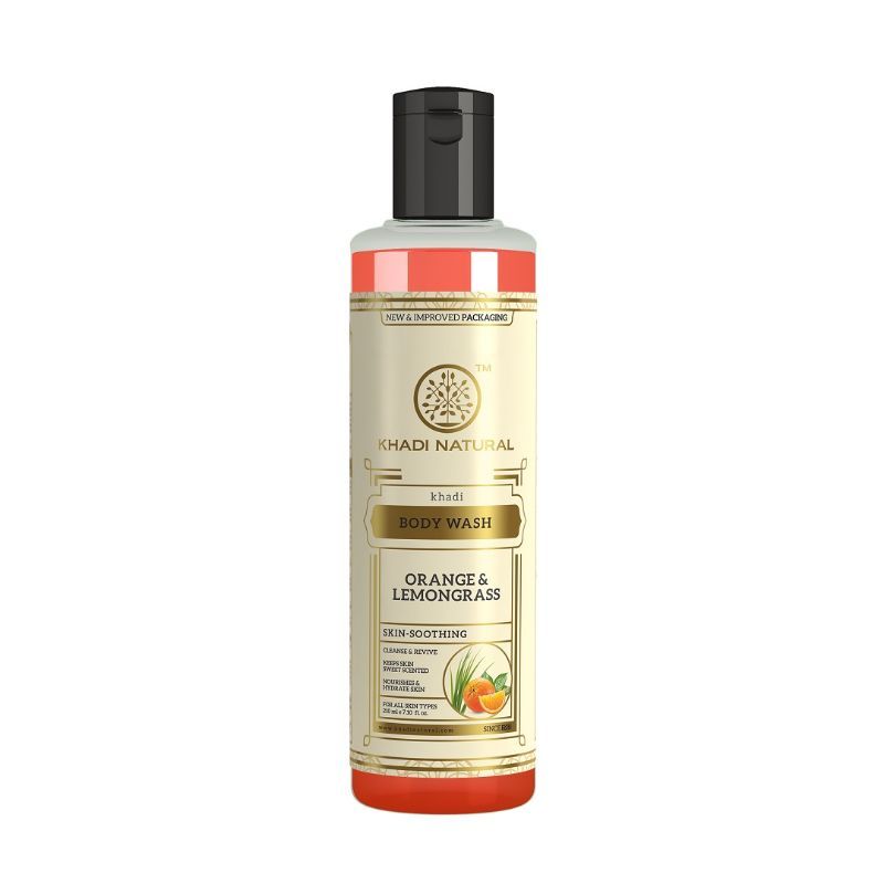 Khadi Natural Orange & Lemongrass Body Wash Nourish & Hydrate Skin