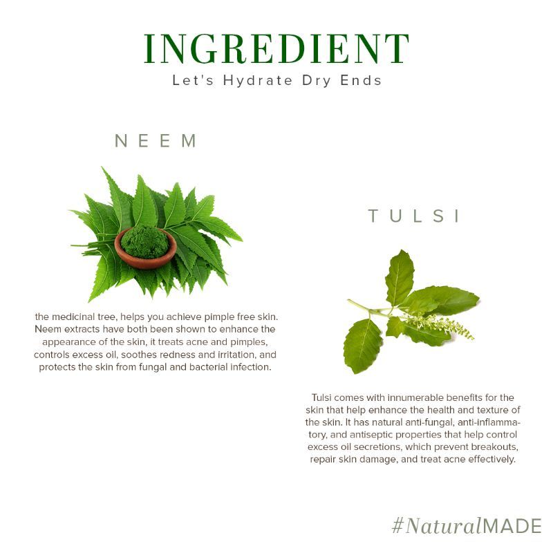 Khadi Natural Neem & Tulsi Face Wash Control Excess Oil