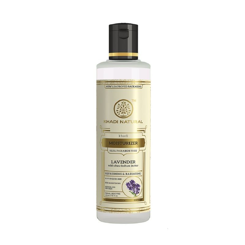 Khadi Natural Lavender Fairness Moisturizer Rehydrates Dry Skin SLS & Paraben Free