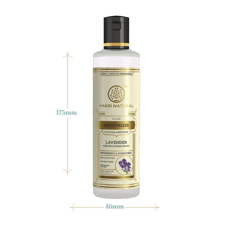 Khadi Natural Lavender Fairness Moisturizer Rehydrates Dry Skin SLS & Paraben Free