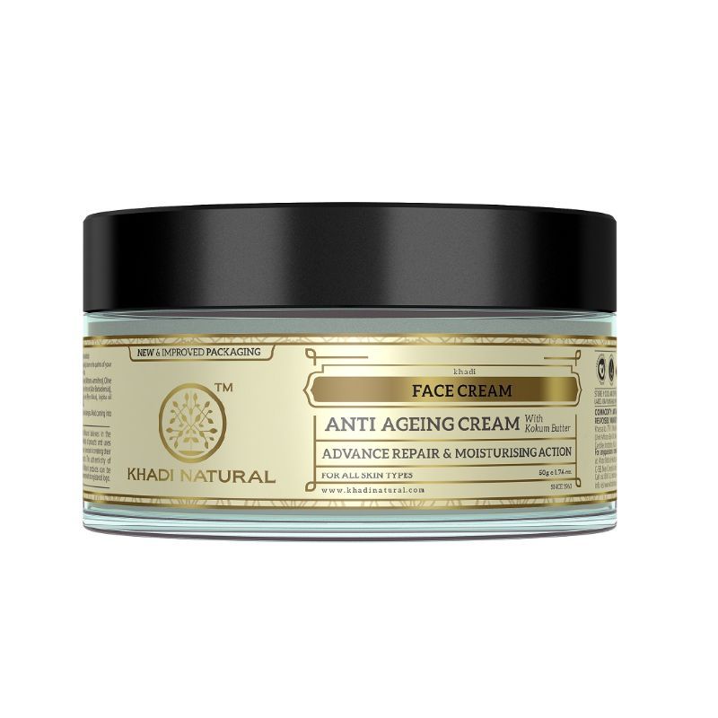 Khadi Natural Anti Ageing Cream Reduce Fine Lines & Wrinkles