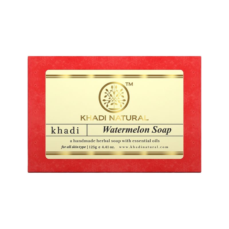 Khadi Natural Watermelon Handmade Soap Reduce tan & Dead Cells