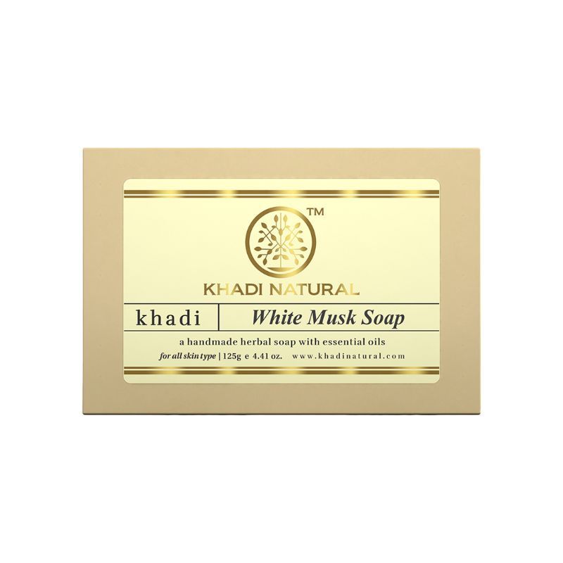 Khadi Natural White Musk Handmade Soap Smooth & Hydrated Skin