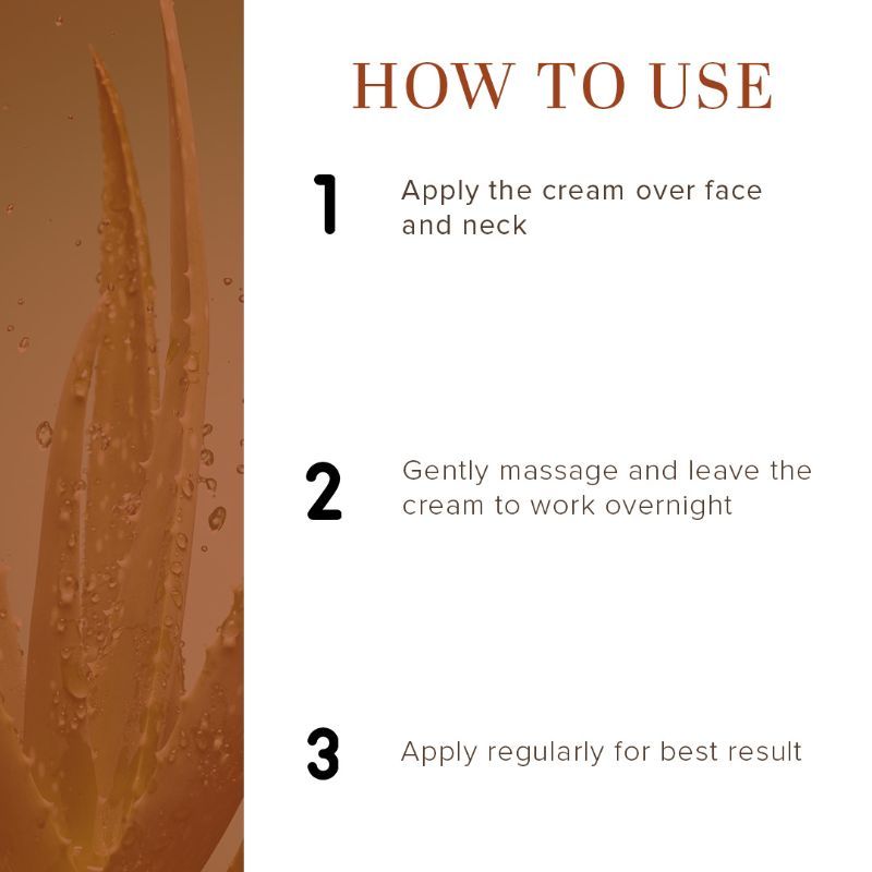 Khadi Natural Night Face Cream Reduce Wrinkles & Fine Lines