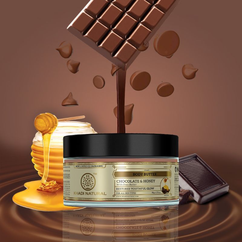 Khadi Natural Chocolate & Honey Body Butter Anti-Wrinkle Agent