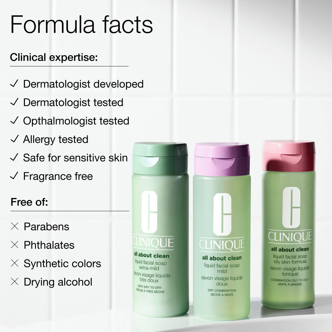 Clinique Liquid Facial Soap Oily Skin - Combination Oily To Oily Facewash