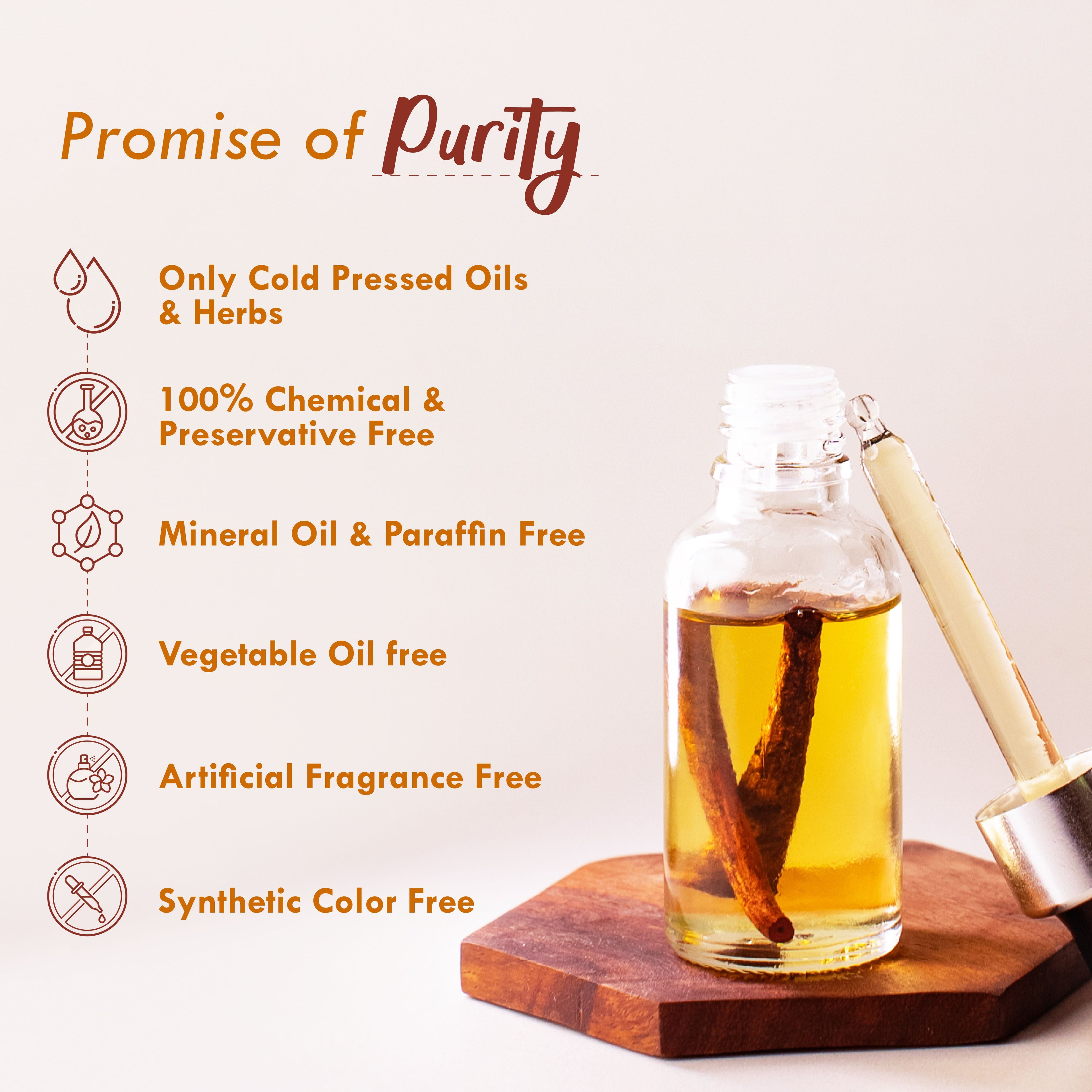 Nat Habit Patchouli Manjistha Face Oil For Anti-Aging, Wrinkle Protect & Bakuchiol For Skin Glowing
