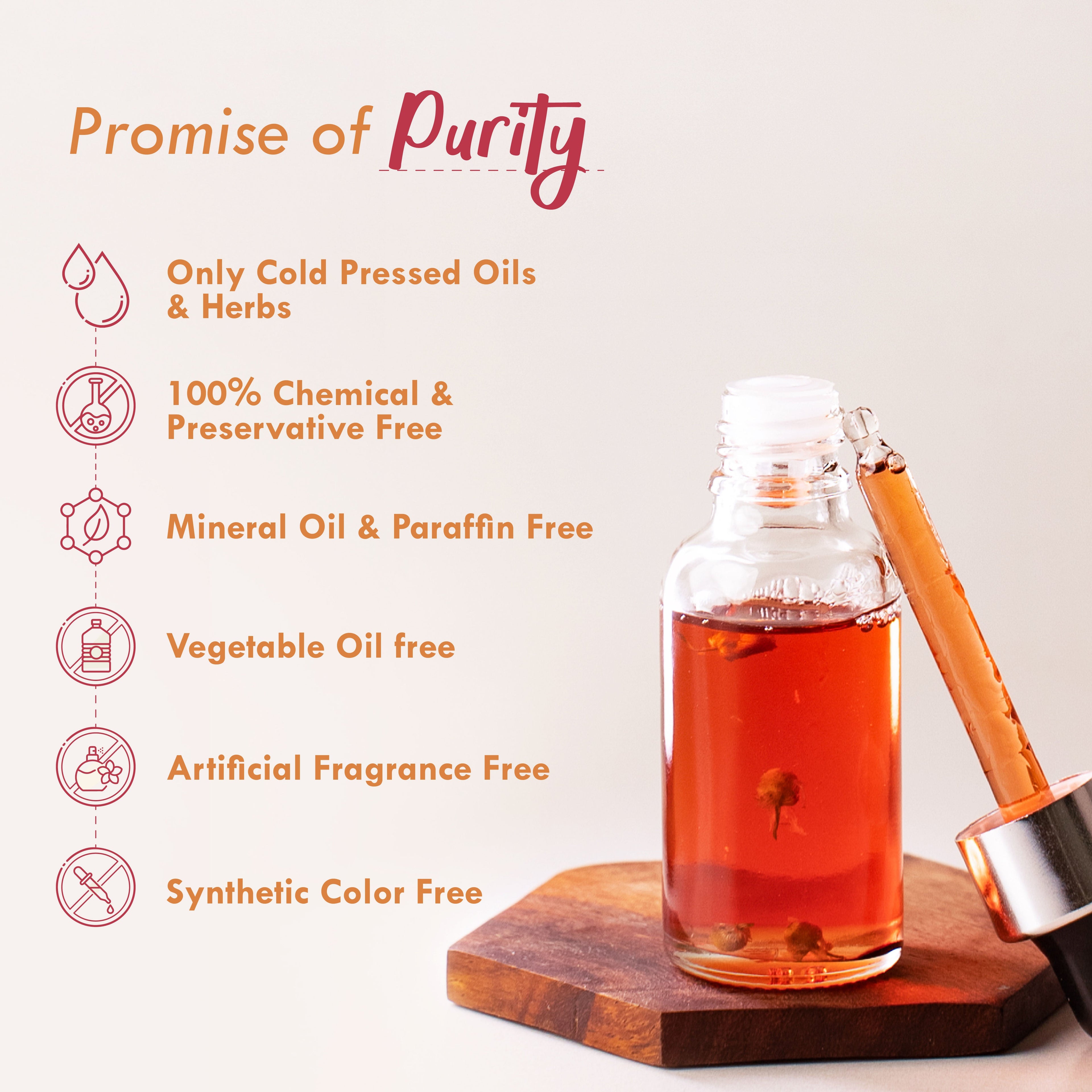 Nat Habit Pure Walnut Anaar Face Oil For Dry Skin, Deep Nourishment Facial Oil Mukhalaya & Wheatgerm