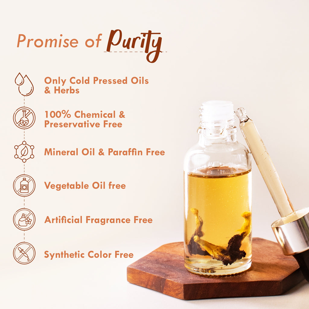 Nat Habit Pure Lotus Marula Face Oil For Massage, Delicate Night Repair Facial Oil Mukhalaya