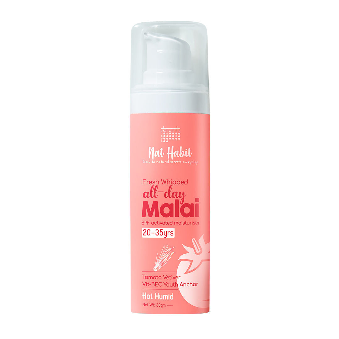 Nat Habit Tomato Vetiver Light Moisturizer, Non Sticky Face Moisturizer For Hot & Humid Weather