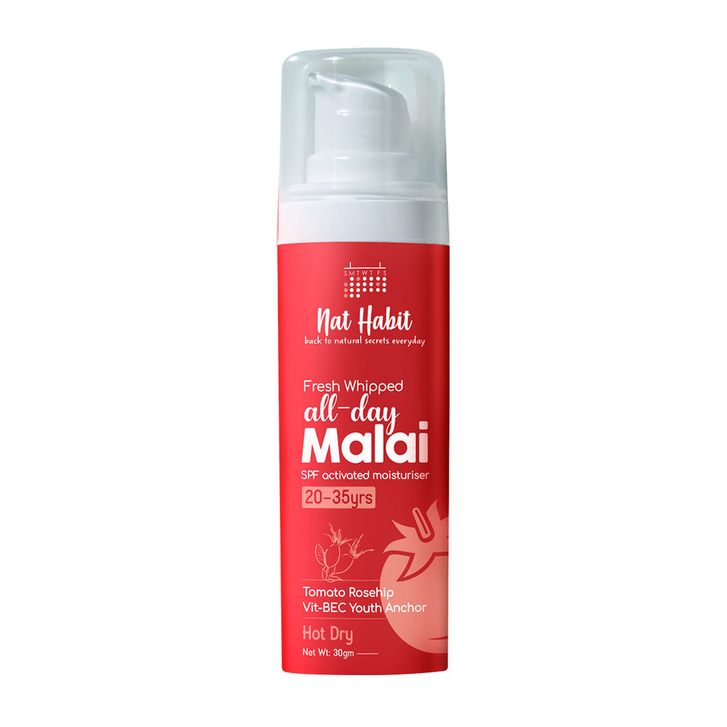 Nat Habit Tomato Rosehip Light Face Moisturizer For Glowing Skin, Non Sticky, Spf Activated Gel