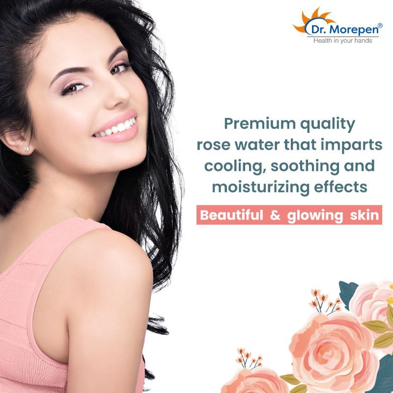 Dr. Morepen Rose Water Pure & Natural For All Skin Type 100% Herbal Premium Quality