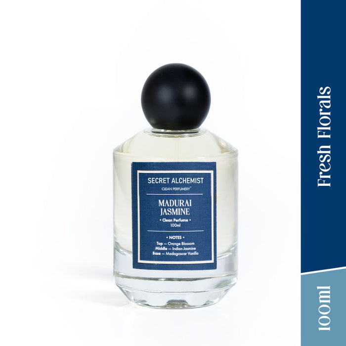 Secret Alchemist Madurai Jasmine EDP, Floral Orange Vanilla Long Lasting Perfume for Women