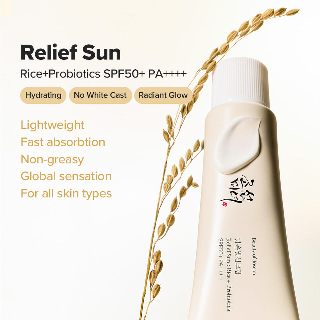 Beauty of Joseon Relief Sunscreen Rice + Probiotics SPF 50+ PA++++