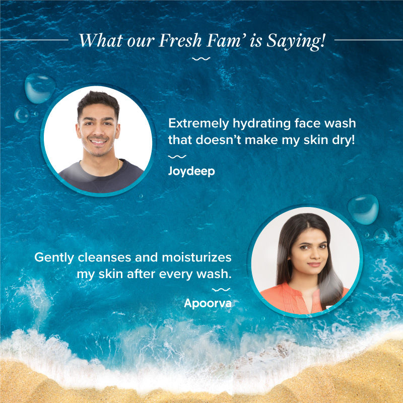 Aqualogica Hydrate+ Smoothie Face Wash with Coconut Water & Hyaluronic Acid