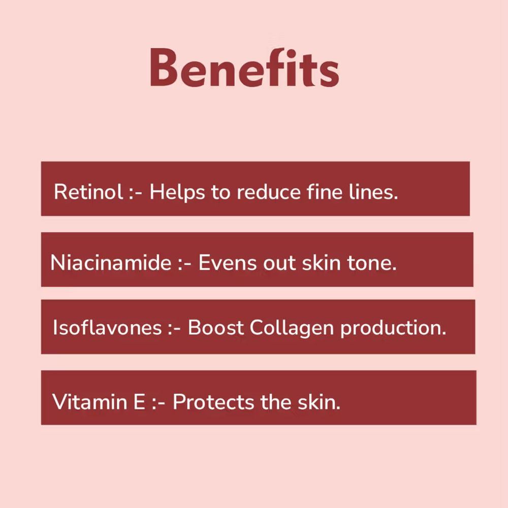 DERMISTRY Anti Aging Collagen Retinol Night Moisturizer Face Cream for Ageing Skin & Wrinkles Repair