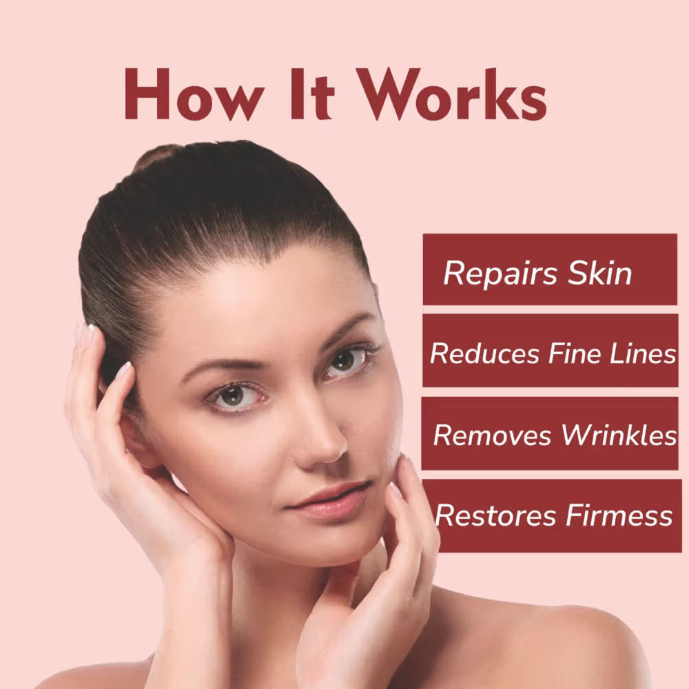 DERMISTRY Anti Aging Collagen Retinol Night Moisturizer Face Cream for Ageing Skin & Wrinkles Repair