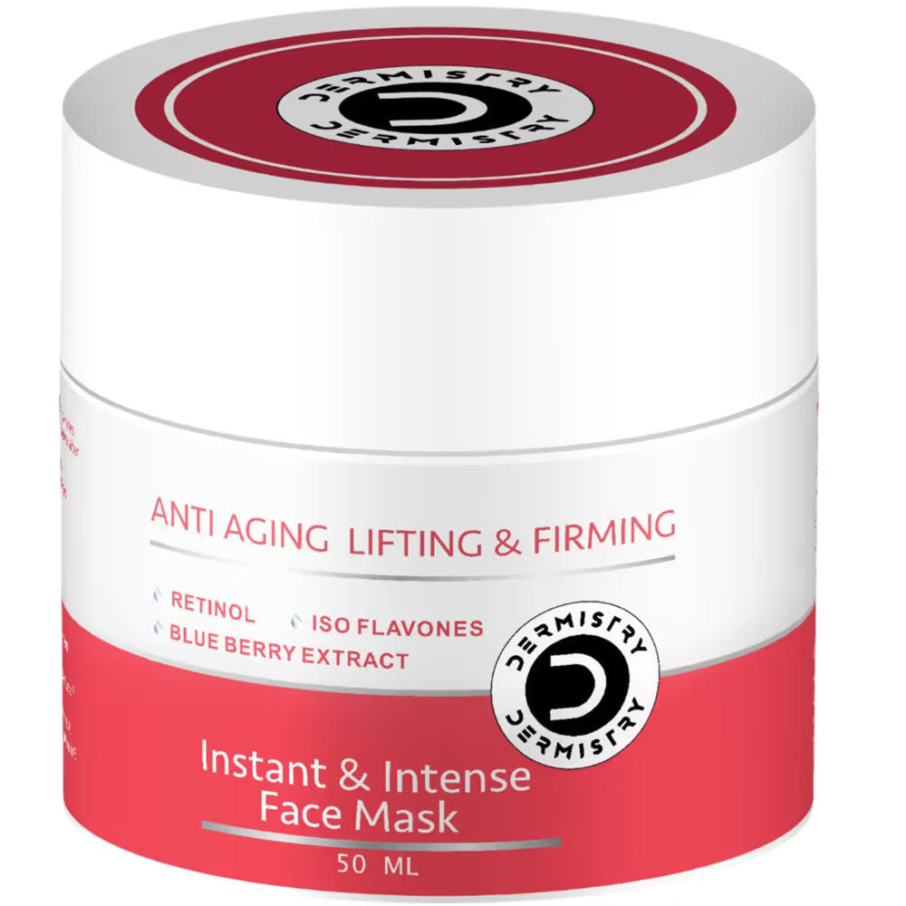 DERMISTRY Anti Aging Retinol Collagen Boost Face Pack Mask Instant Tightening Firming Glowing Skin