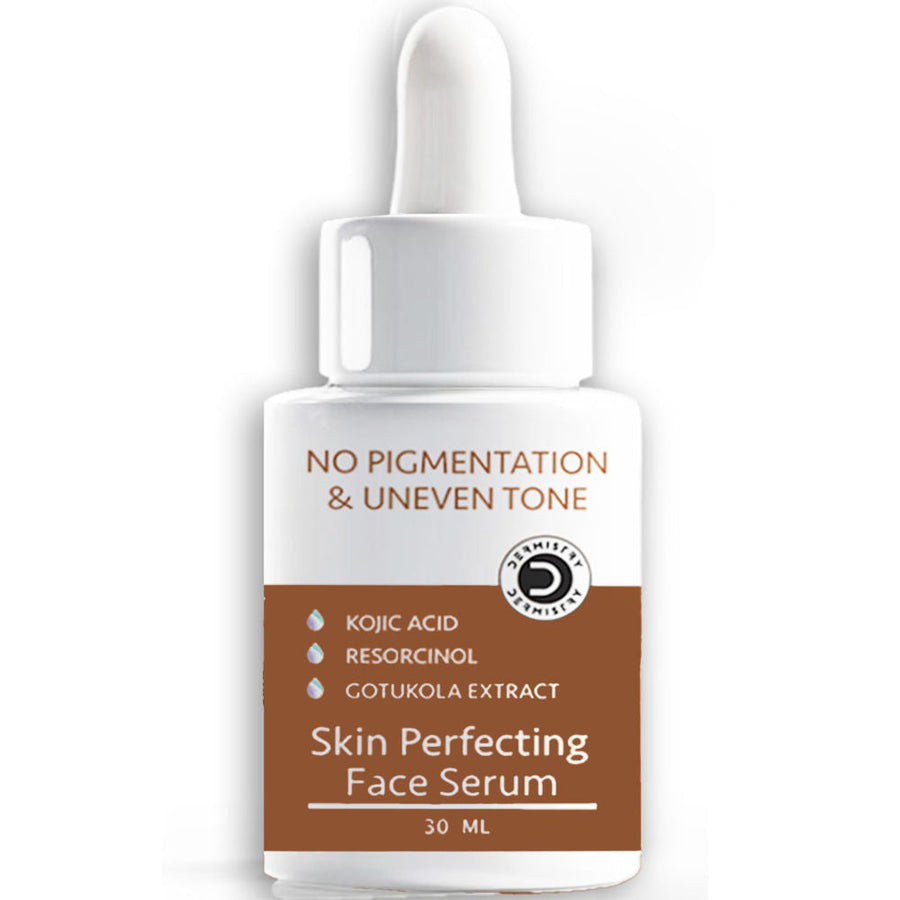 DERMISTRY 2% Kojic Acid Face Serum Pigmentation Dark Spots Removal Whitening Glowing Skin Fairness