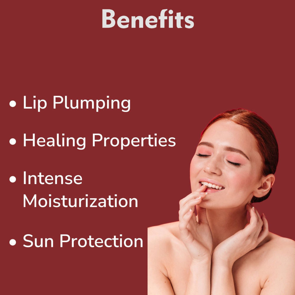 DERMISTRY Strawberry Nourishing Lip Care Balm With Spf Pigmentation Dry Dark Pigmented Chapped Lips