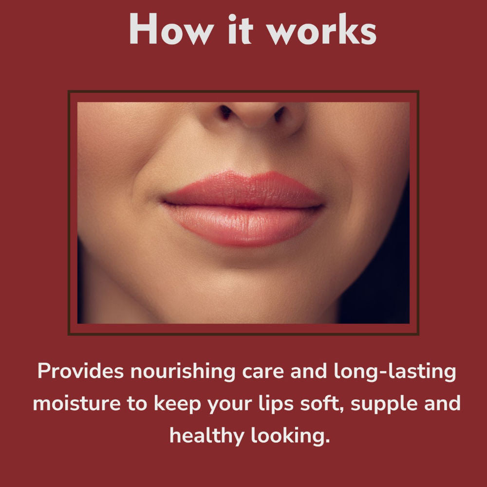 DERMISTRY Strawberry Nourishing Lip Care Balm With Spf Pigmentation Dry Dark Pigmented Chapped Lips
