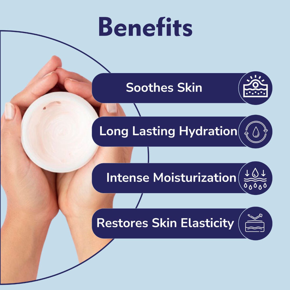 DERMISTRY Body Butter For Dry & Very Dry Skin Deep Hydration Moisturizer With Coffee Shea Butter