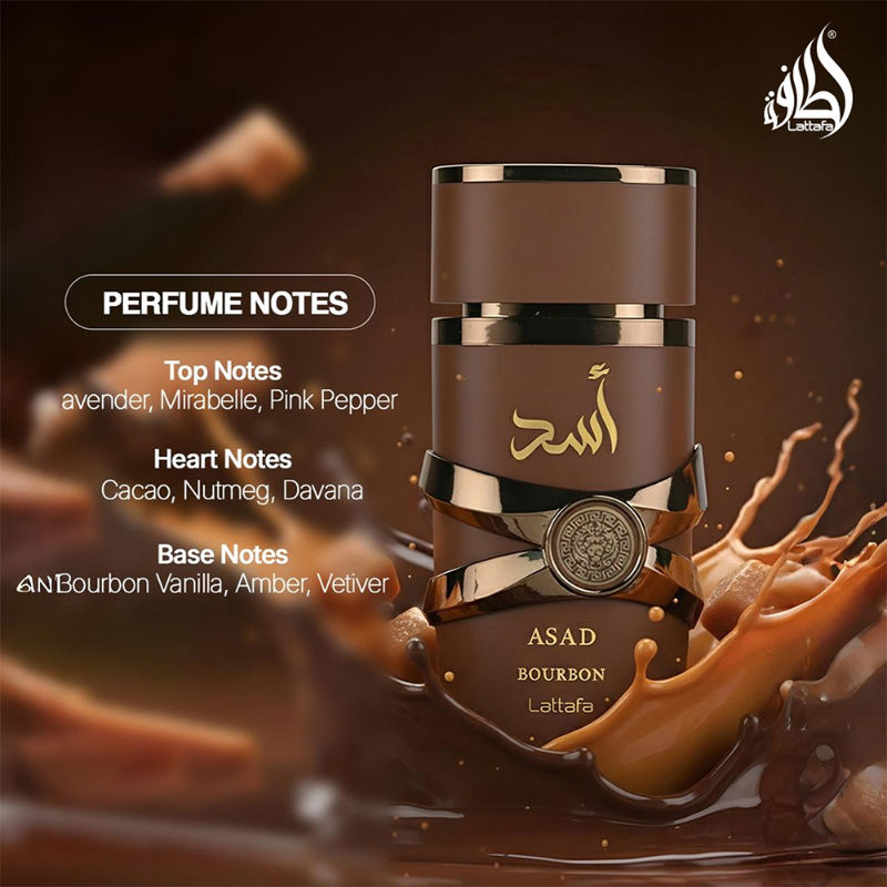 Lattafa Asad Bourbon Long Lasting Eau De Parfum