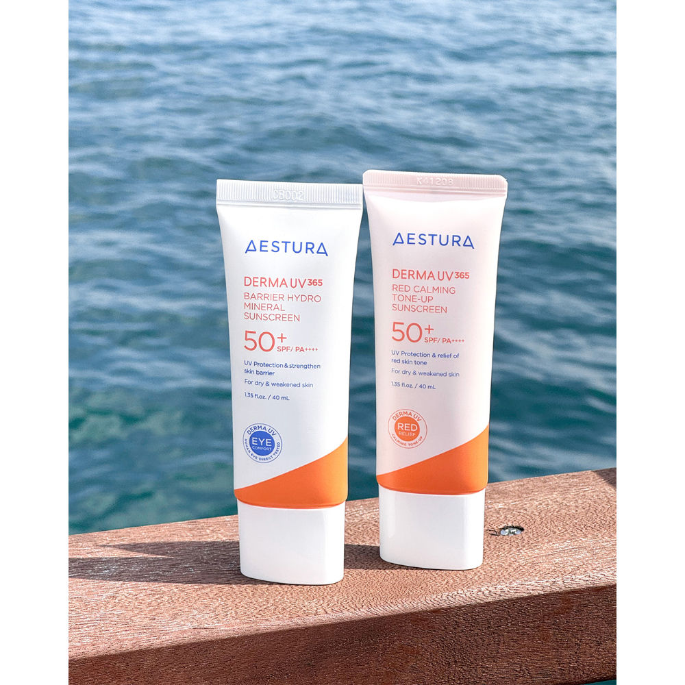 Aestura Derma UV365 Red Calming Tone - Up Sunscreen 50+ SPF/PA++++