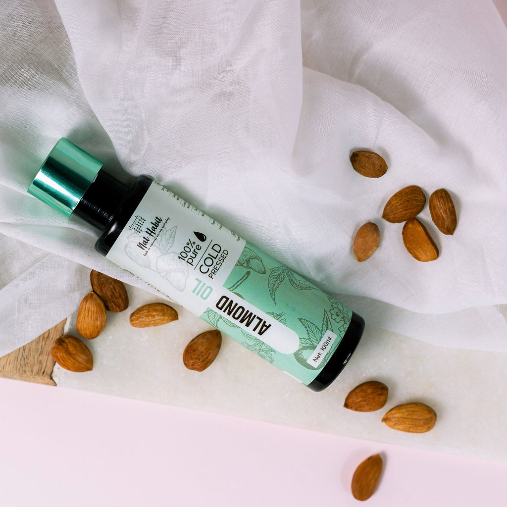 Nat Habit 100% Pure Cold Pressed Almond Oil