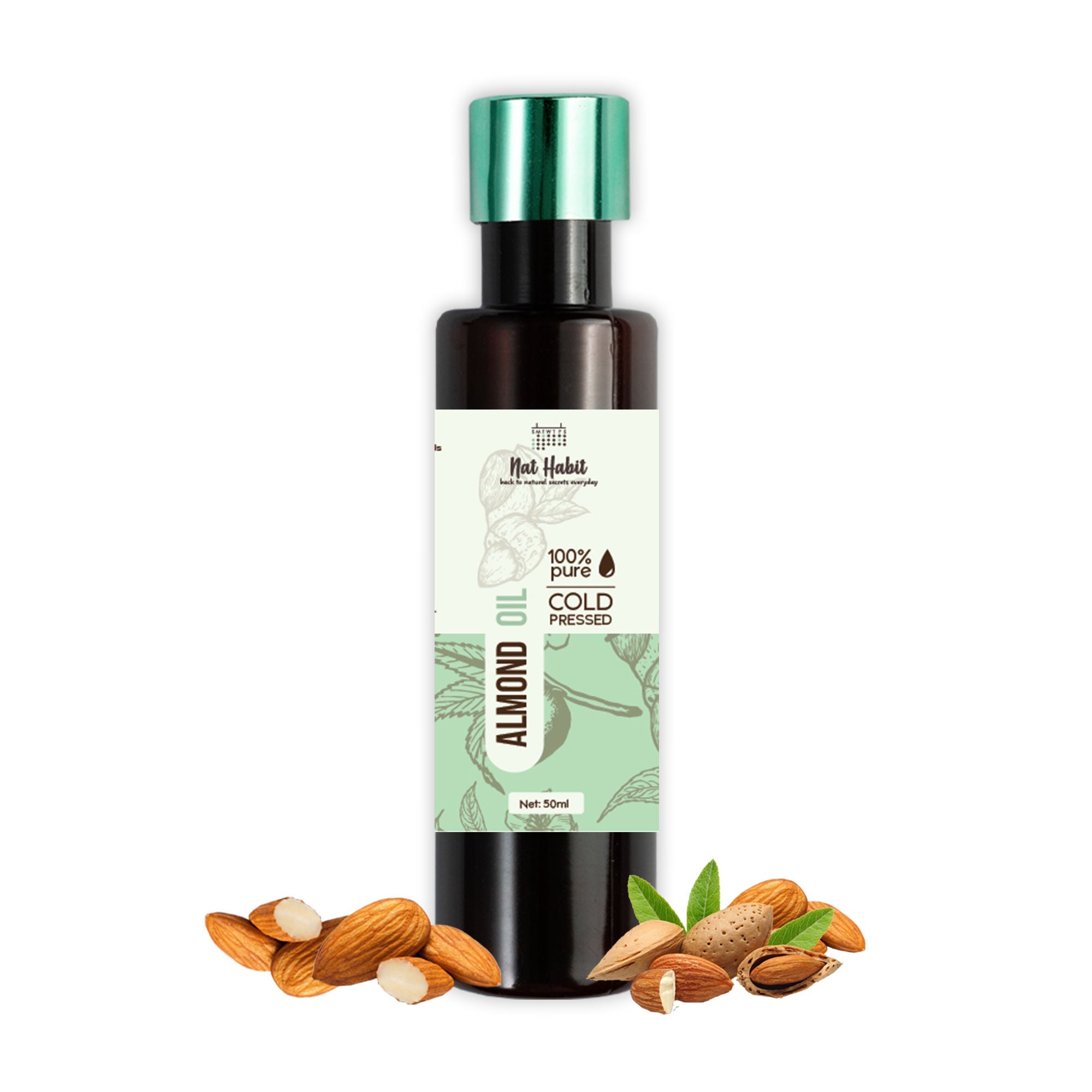 Nat Habit 100% Pure Cold Pressed Almond Oil
