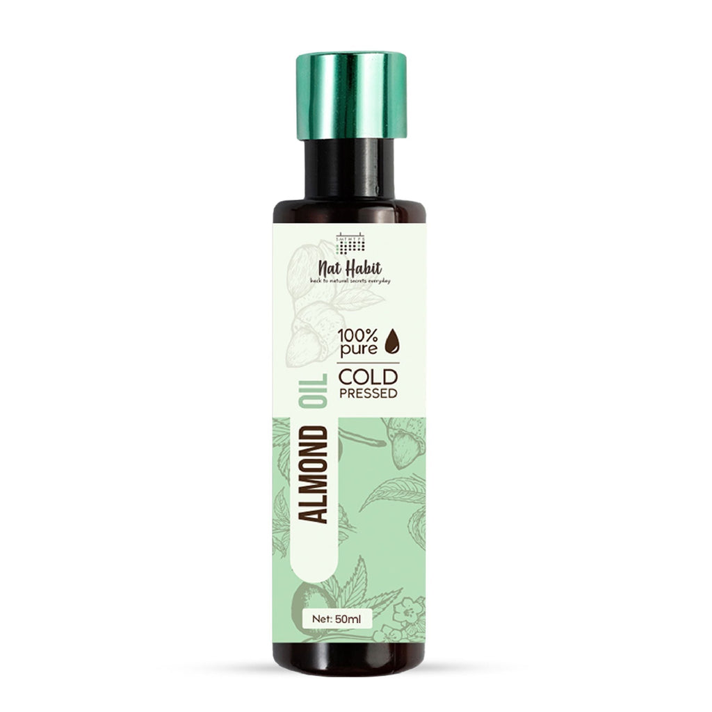Nat Habit 100% Pure Cold Pressed Almond Oil