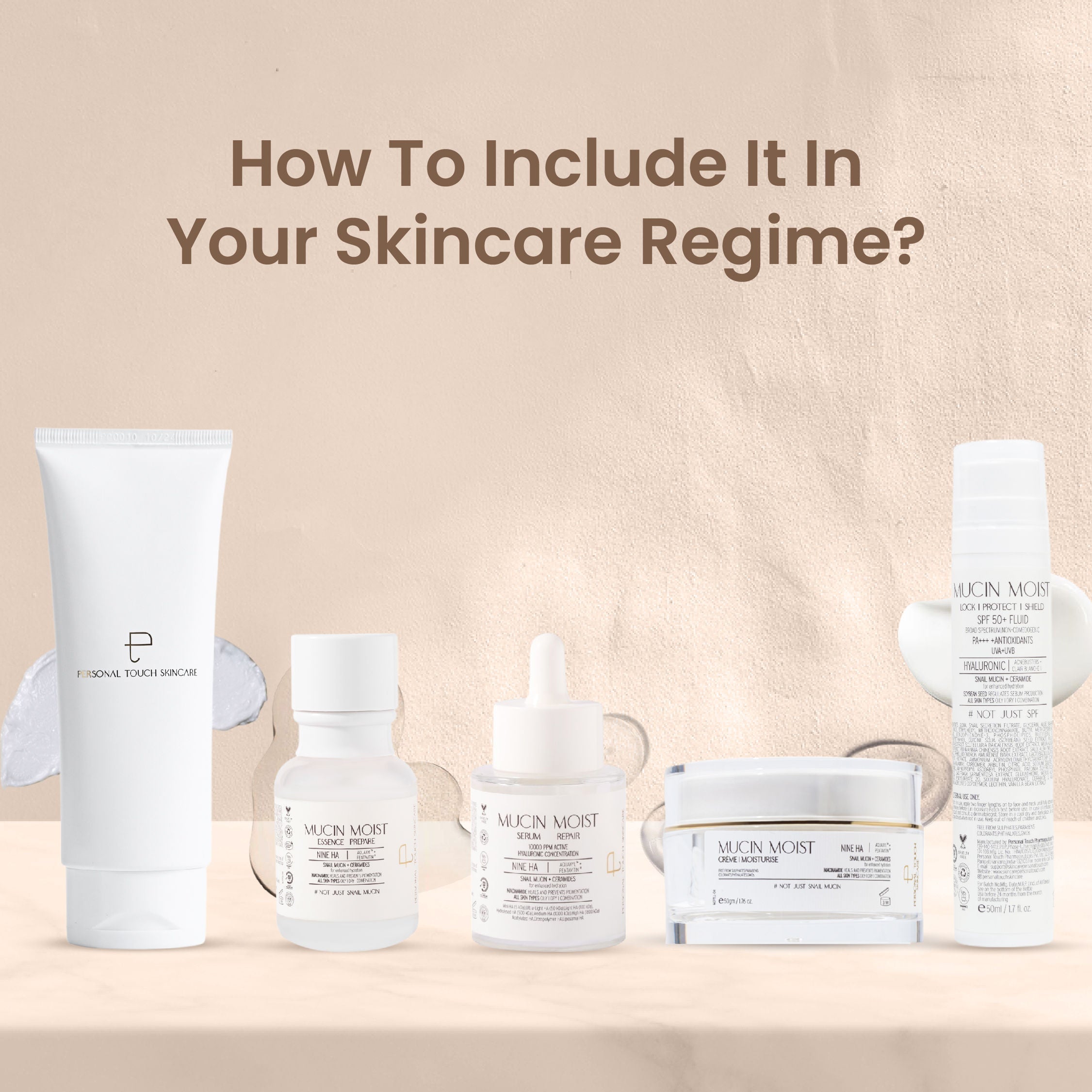 Personal Touch Snail Mucin Cream with Ceramides for Barrier Repair