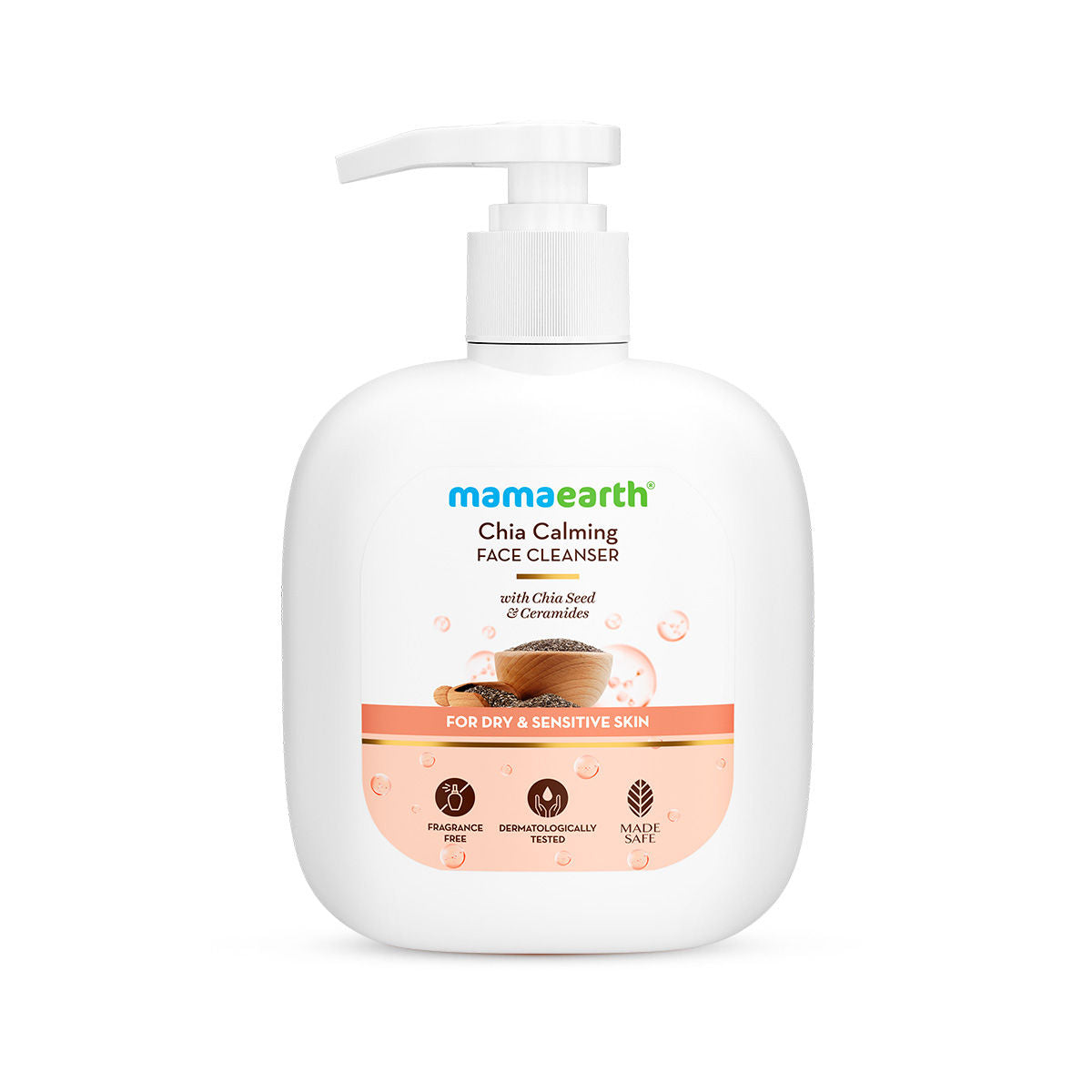 Mamaearth Chia Calming Face Cleanser for a Hydrated Glow