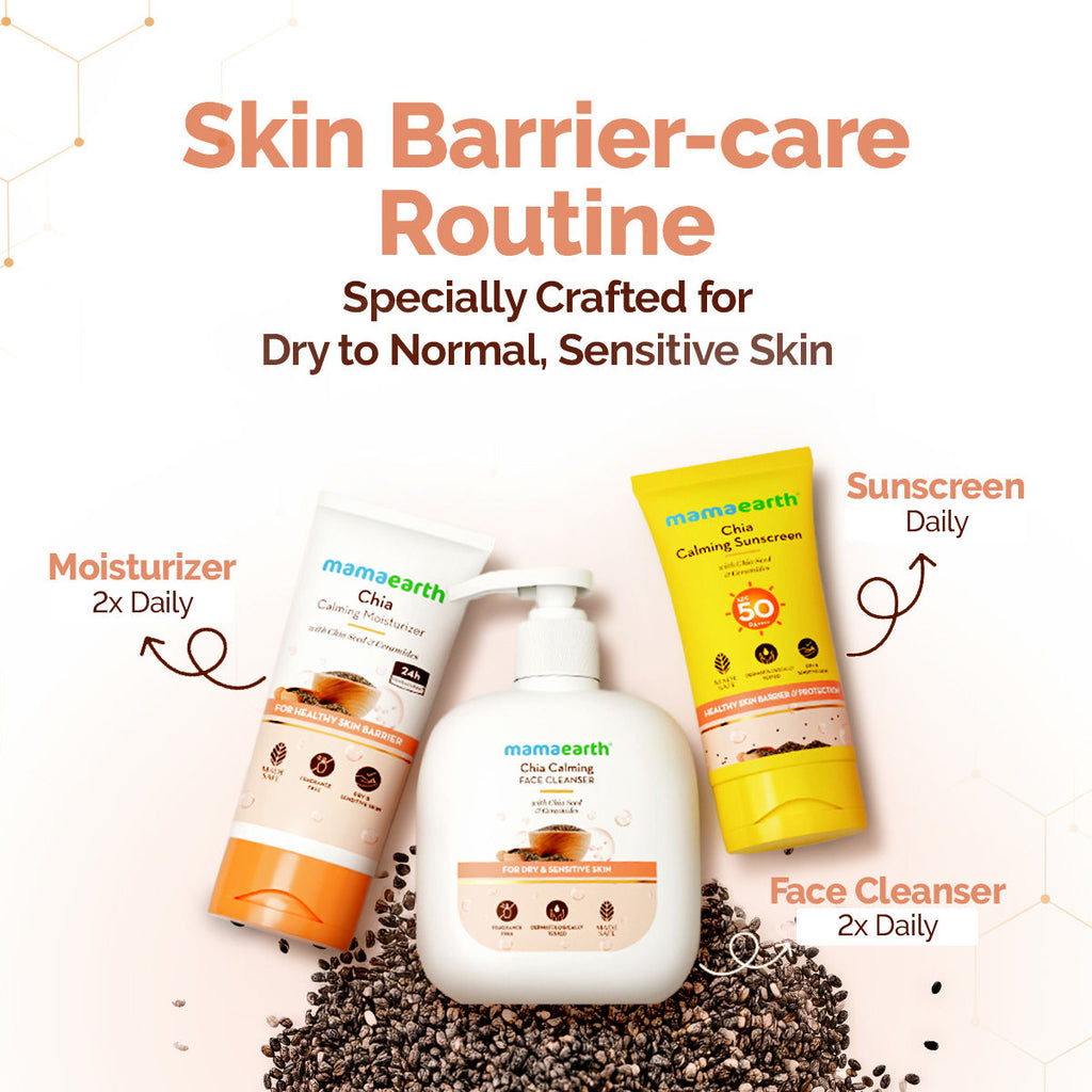 Mamaearth Chia Calming Face Cleanser for a Hydrated Glow