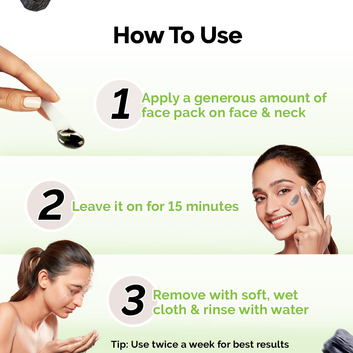 Mamaearth Charcoal Purifying Face Pack Detoxifies, Deep Cleanses, Minimizes Pores & Brightens Skin