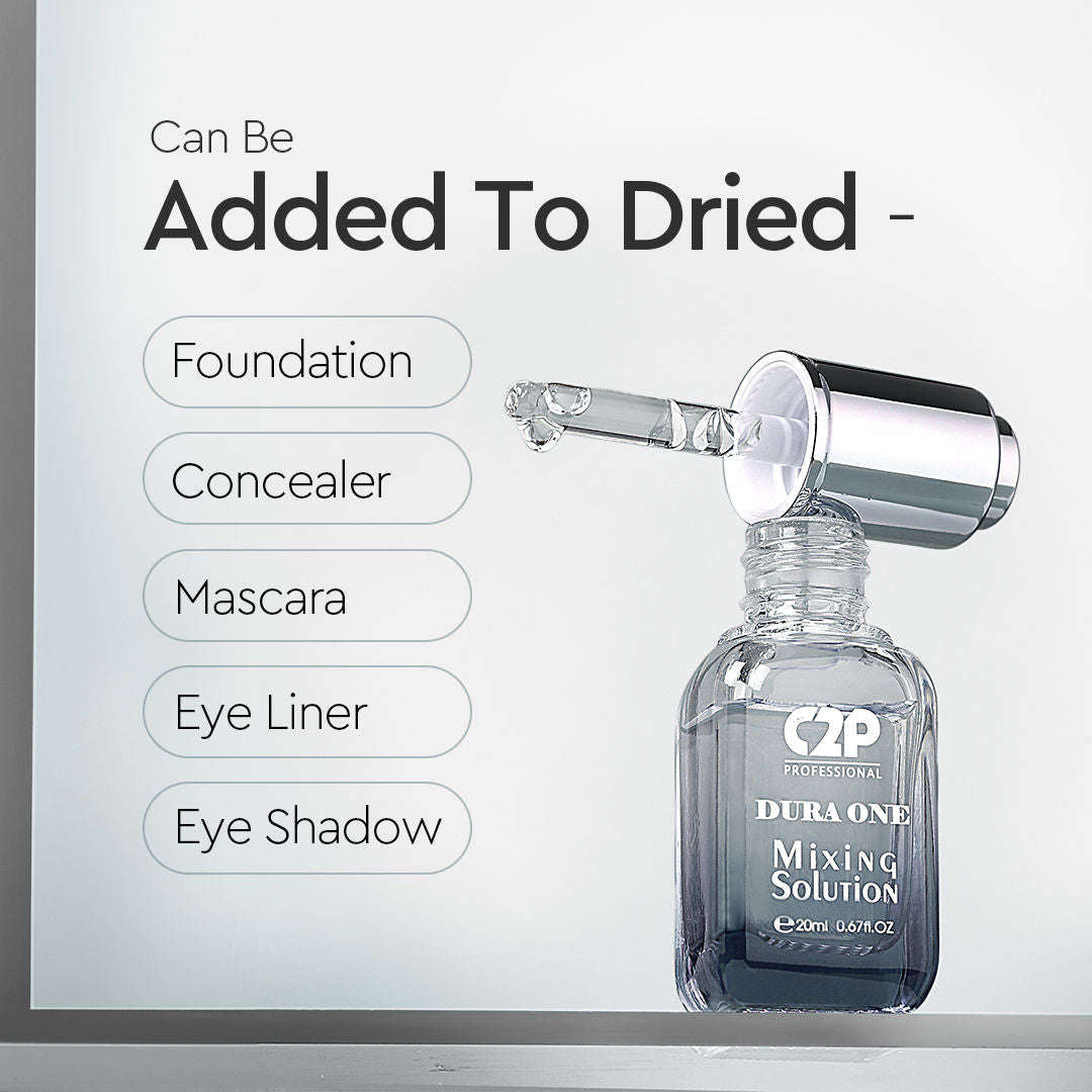C2P Pro Duraone Makeup Mixing Liquid Solution | Fix Broken Makeup