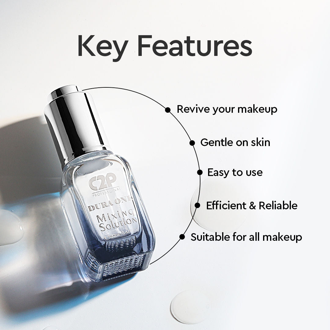 C2P Pro Duraone Makeup Mixing Liquid Solution | Fix Broken Makeup