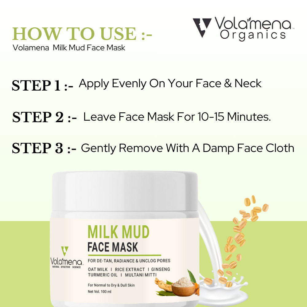 Volamena Milk Mud Face Mask