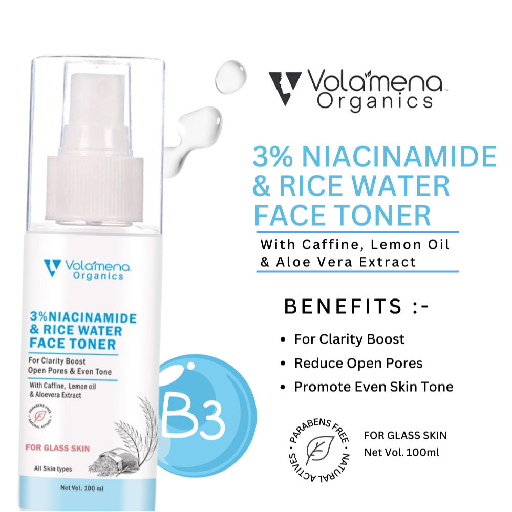 Volamena Niacinamide & Rice Water Face Toner