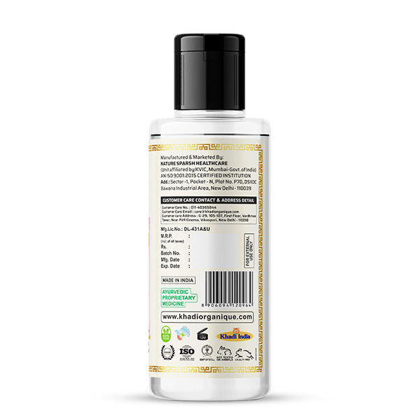 Khadi Organique Rose Water Gulab Jal Face Toner for Skin Hydrates, Moisturize & Pore Tightens