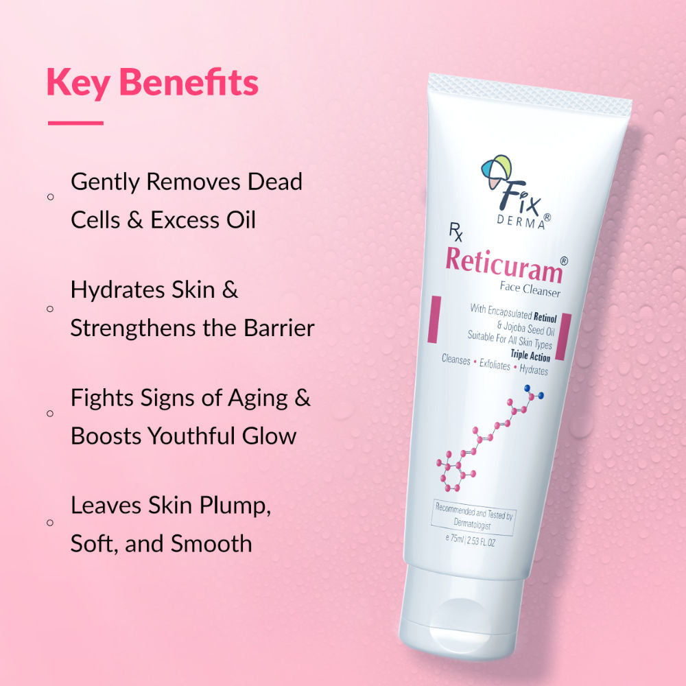 Fixderma 0.5% Retinol Reticuram Face Cleanser For All Skin Types