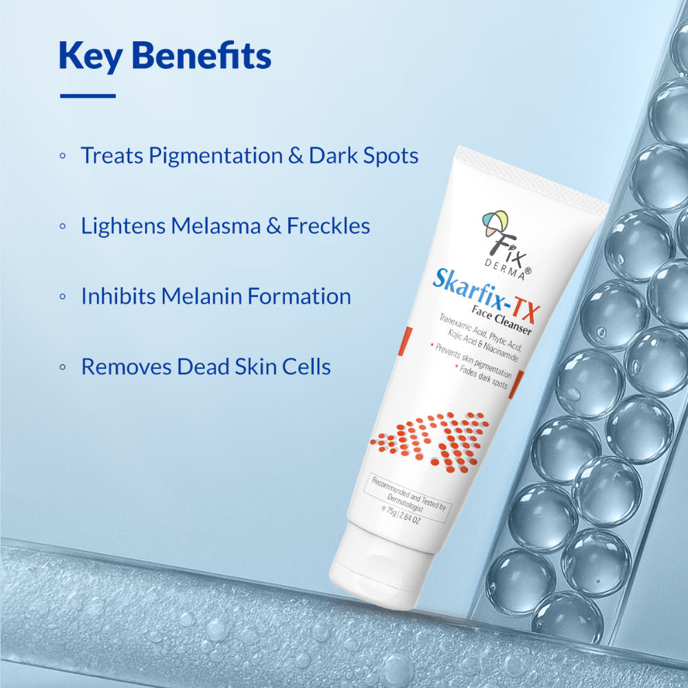 Fixderma Skarfix-TX Kojic Acid Face Wash for Pigmentation Control with Tranexamic Acid