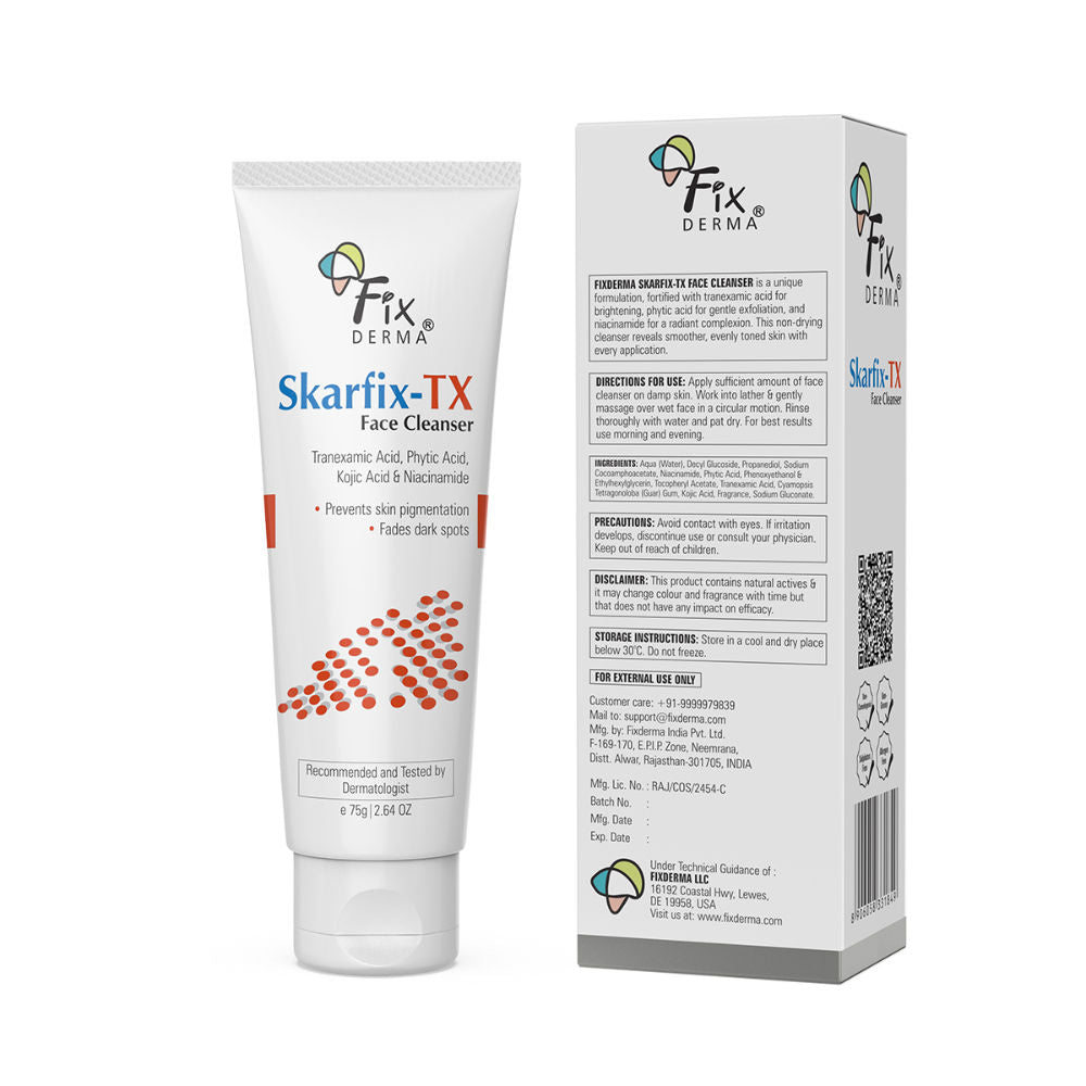 Fixderma Skarfix-TX Kojic Acid Face Wash for Pigmentation Control with Tranexamic Acid