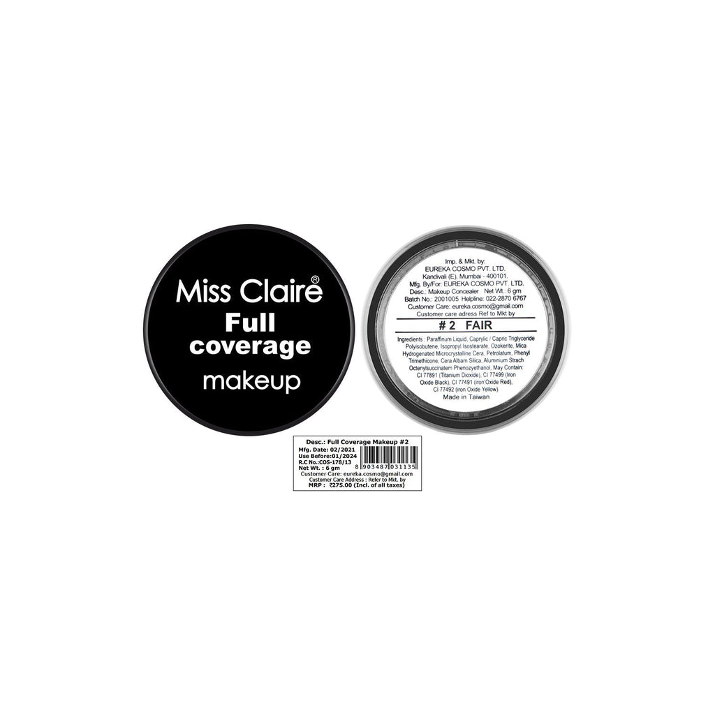 Miss Claire Full Coverage Makeup + Concealer