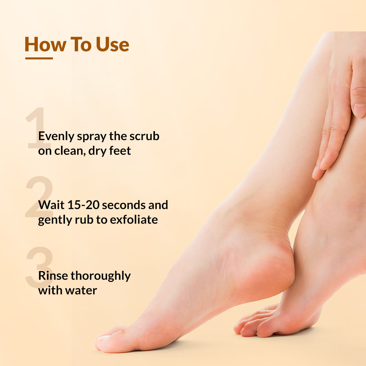 Fixderma Foobetik Foot Scrub Spray with 5% Lactic Acid & Shea Butter for Smooth Heels