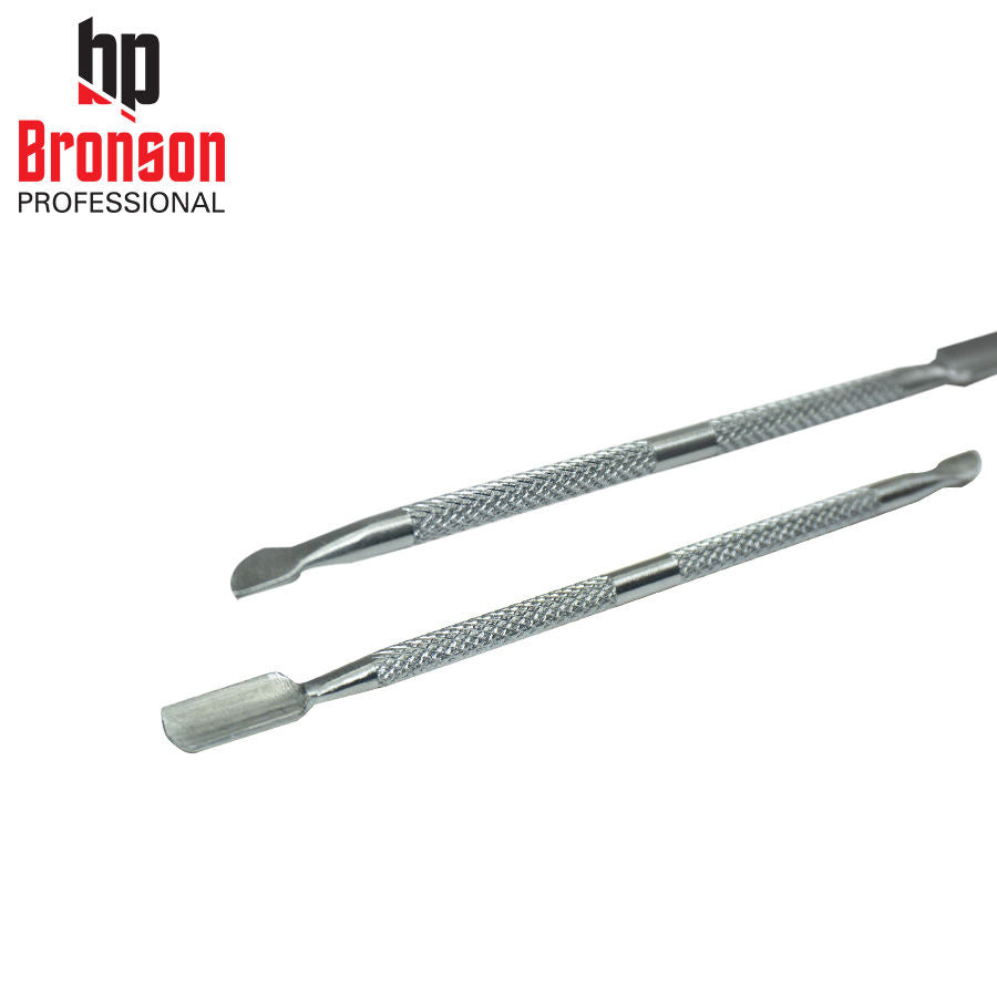 Bronson Professional Nail Pusher And Cuticle Remover Tool (Silver)