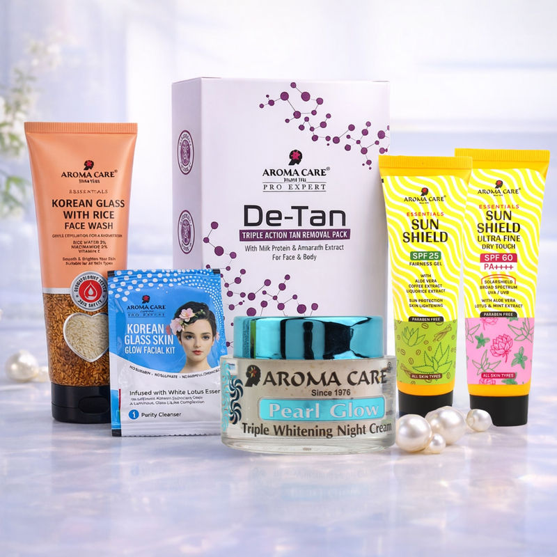 Aroma Care Pearl Glow Triple Whitening & Anti-Ageing Night Cream for All Skin Types