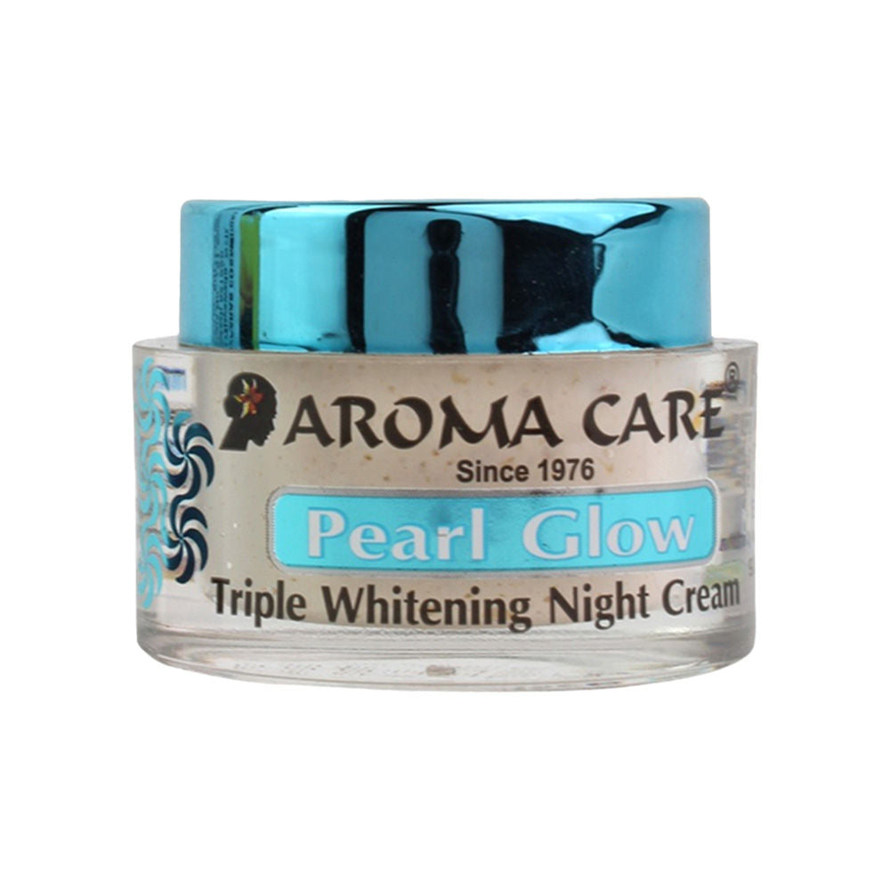 Aroma Care Pearl Glow Triple Whitening & Anti-Ageing Night Cream for All Skin Types
