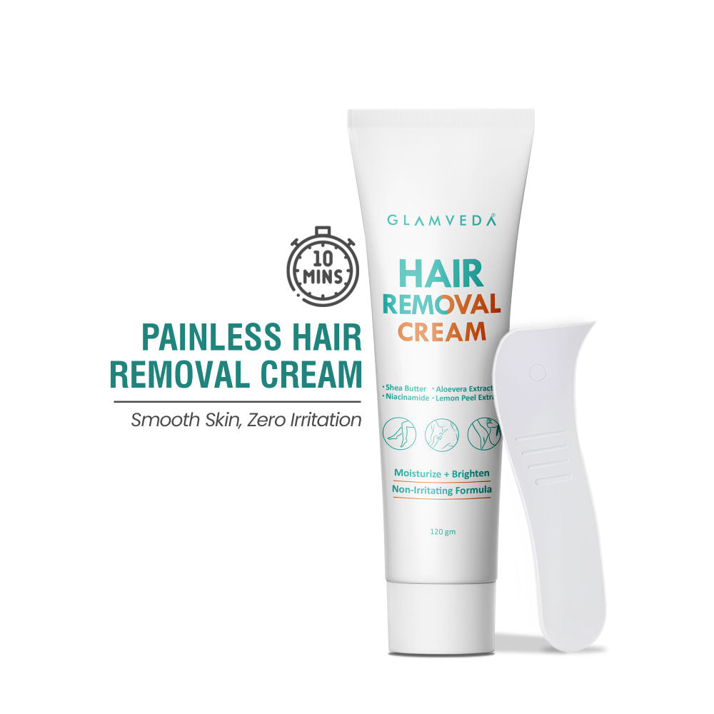 Glamveda Hair Removal Cream Easy & Gentle Hair Removal Solution